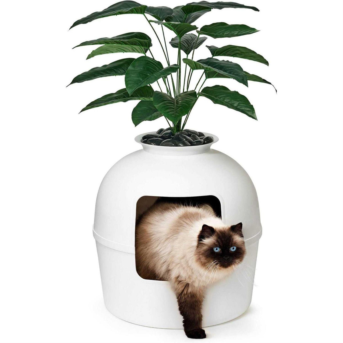 Hidden Litter Box Enclosure with Odor Control Carbon Filter S703077
