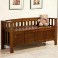 Wood Storage Bench with Flip Top D150