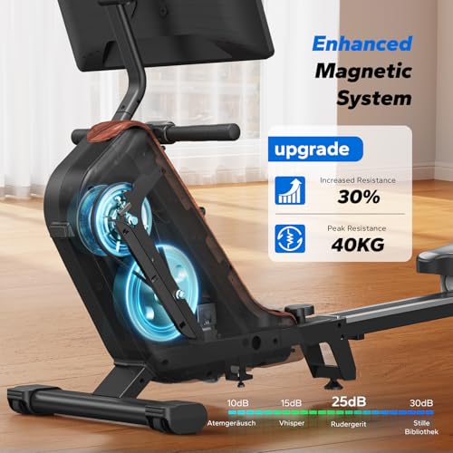 Electromagnetic Rowing Machine with 16-Level Resistance N817602