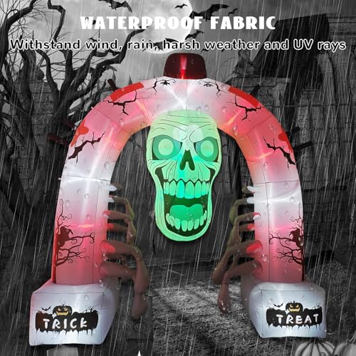 8FT Halloween Inflatable Archway with LED Lights R850
