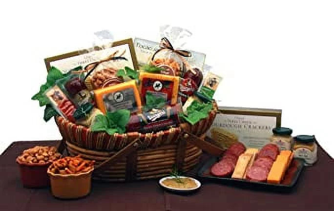 Meat and Cheese Gift Basket A331288