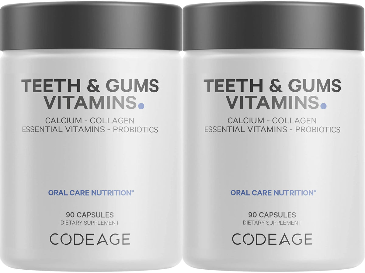 Teeth & Gums Vitamins Oral Probiotics Supplement 2 Pack L464
