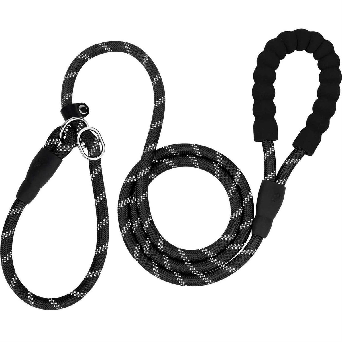 6 FT Reflective Rope Slip Lead Dog Leash with Padded Handle D8036