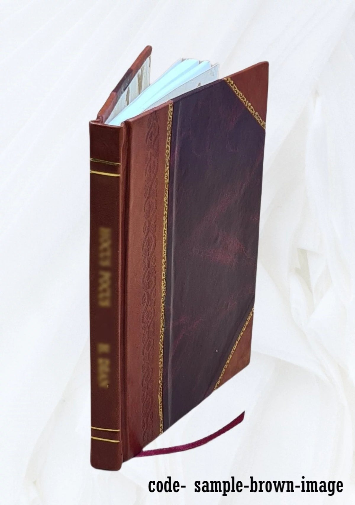 1866 Leather Bound Book T84670