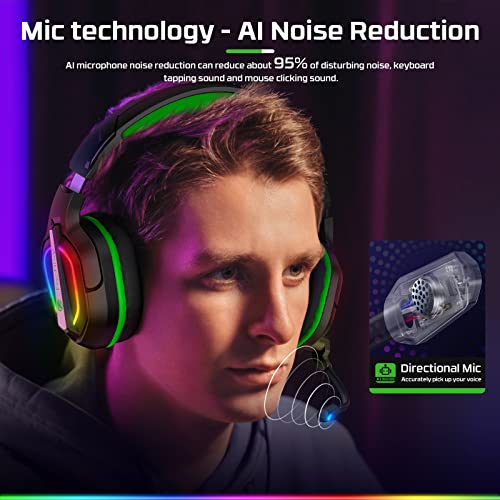 Wireless Gaming Headset with Mic D532