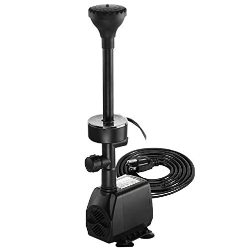 Submersible Pump Fountain with RGB Color Changing Ring 2800L/H E7682