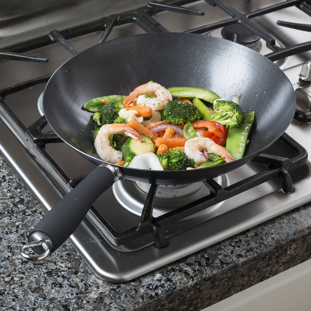 Non-Stick Carbon Steel 12" Wok D491