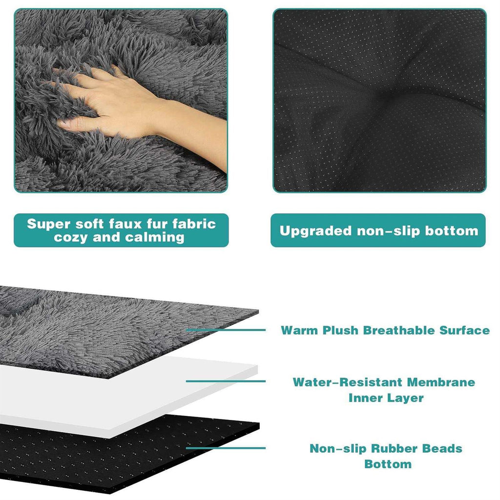 Plush Washable Anti-Slip Dog Bed J8333