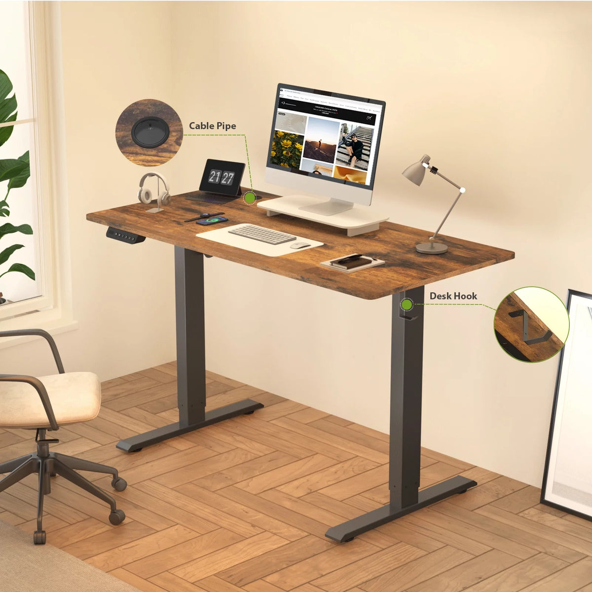 48 x 24 Inch Electric Standing Desk Y837750