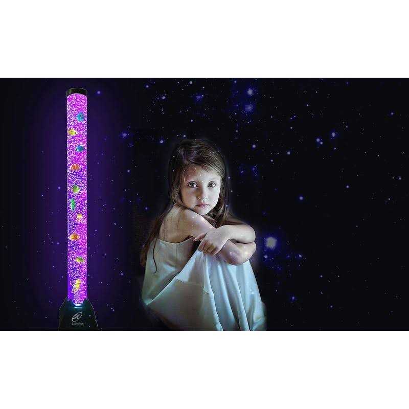Extra Large 4 FT LED Bubble Fish Tube Aquarium with Remote Control K869