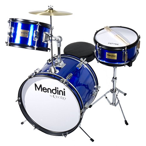 3 Piece 16 inch Kids Drum Set with Snare Cymbal Drumsticks G945876