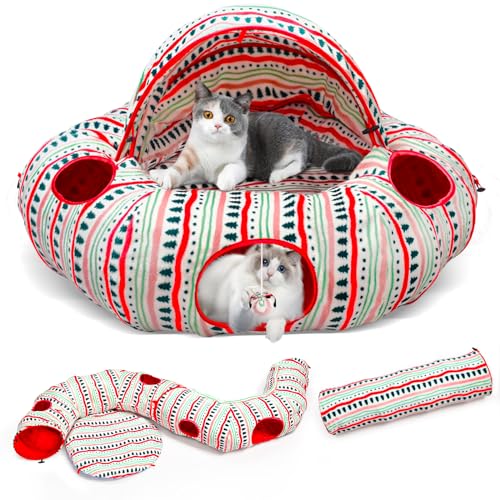 Plush Cat Tunnel Bed L19181